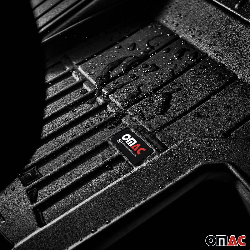 OMAC Tapis de sol en caoutchouc pour Jaguar F-Pace 2015-2025 Noir Premium