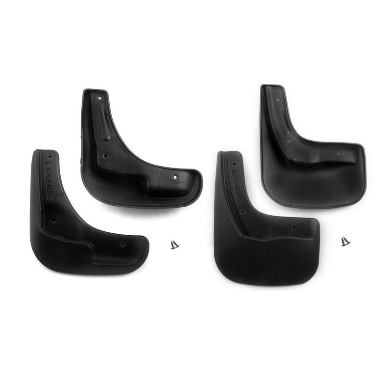 Bavettes Garde Boue pour Peugeot 301 / C-Elysee 2012-2022 Avant &Arrière Noir 4x