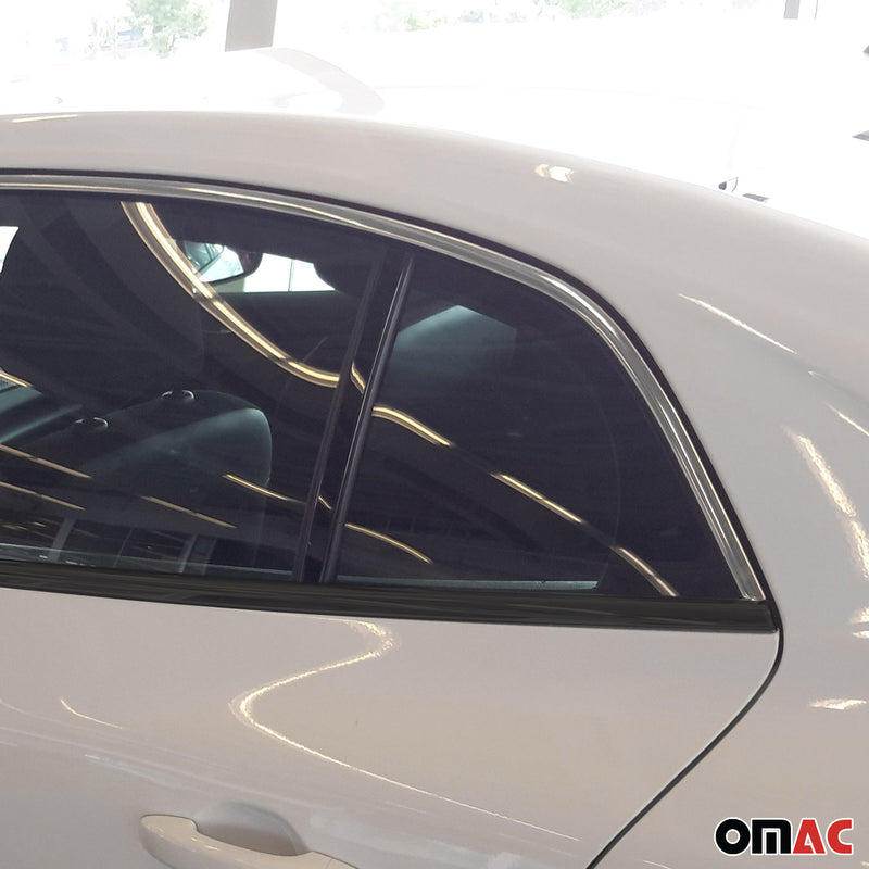 Baguettes pour contour Latérales pour Renault Megane 2015-2020 inox chrome