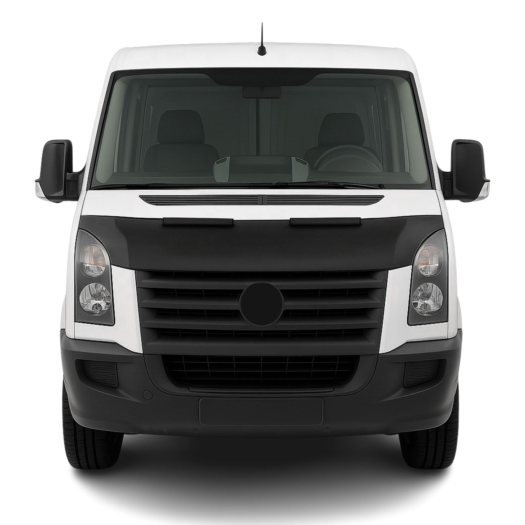 Protège Capot pour VW Crafter 2006-2017 Masque de voiture vinyle Noir