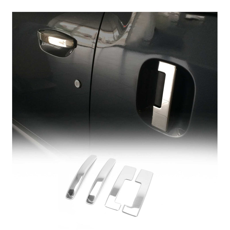 Couverture de poignée de porte pour Dacia Dokker 2012-2021 en Acier Inox 4Pcs
