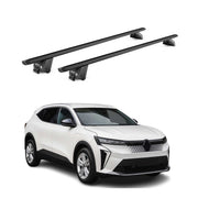 Barres de toit transversales pour Renault Scenic V E-Tech 2024-2026 Alu Noir ABE
