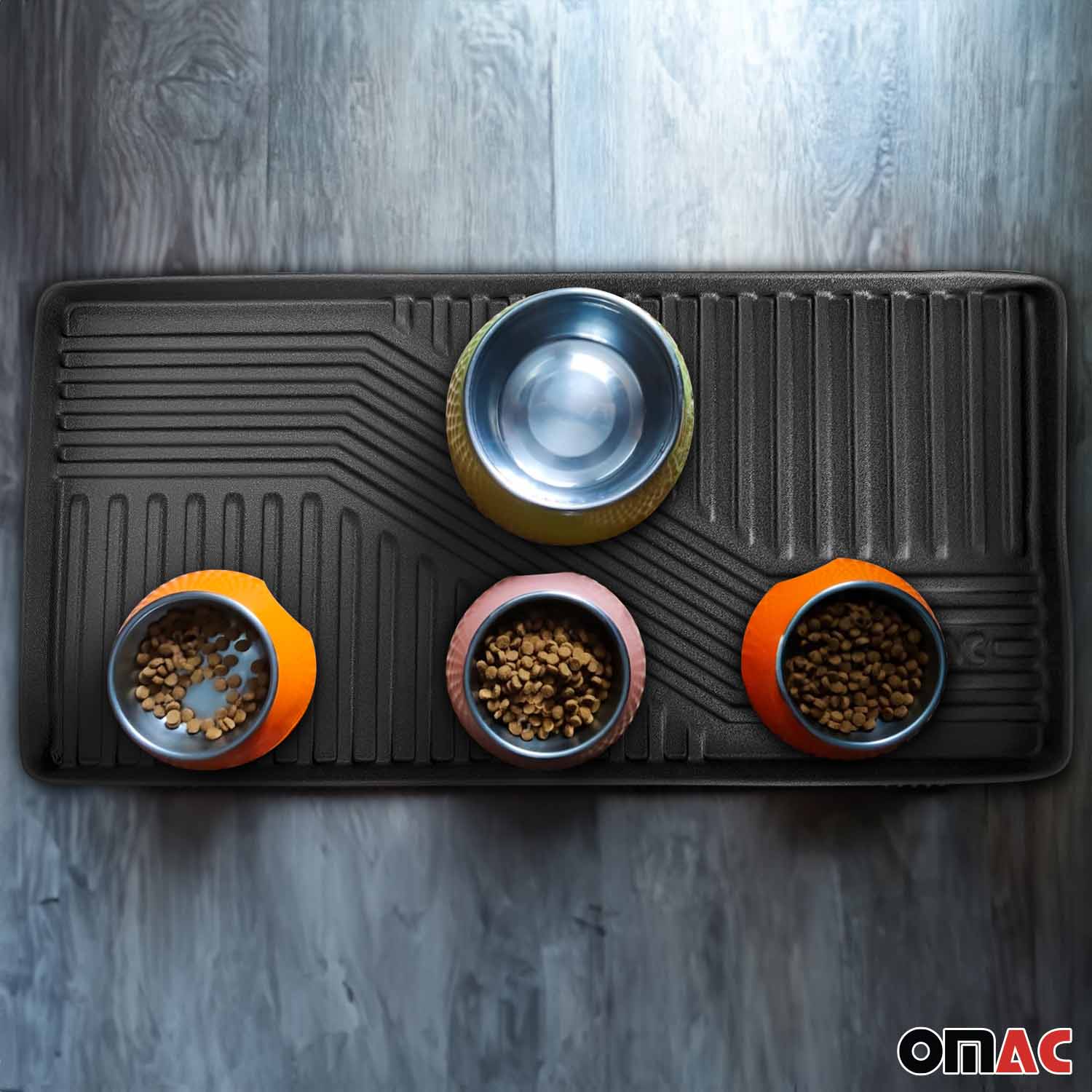 3x OMAC Tapis polyvalent pour cuisine, chaussures, machine à café, gamelle 78x38