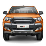 Pare-Buffle Avant Pour Ford Ranger 2015-2016 Acier Inoxydable Argent