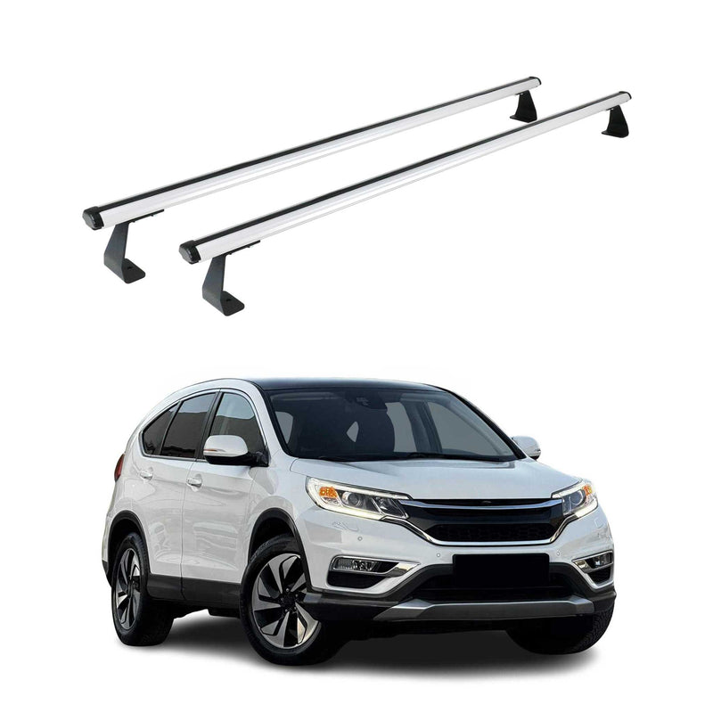 Barres De Toit Transversales Pour HONDA CR-V 2012-2016 Argenté en Aluminium