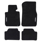 Tapis de Sol de Voiture pour BMW Série 1 F20 2011-2019 Velours Durable Noir 4Pcs