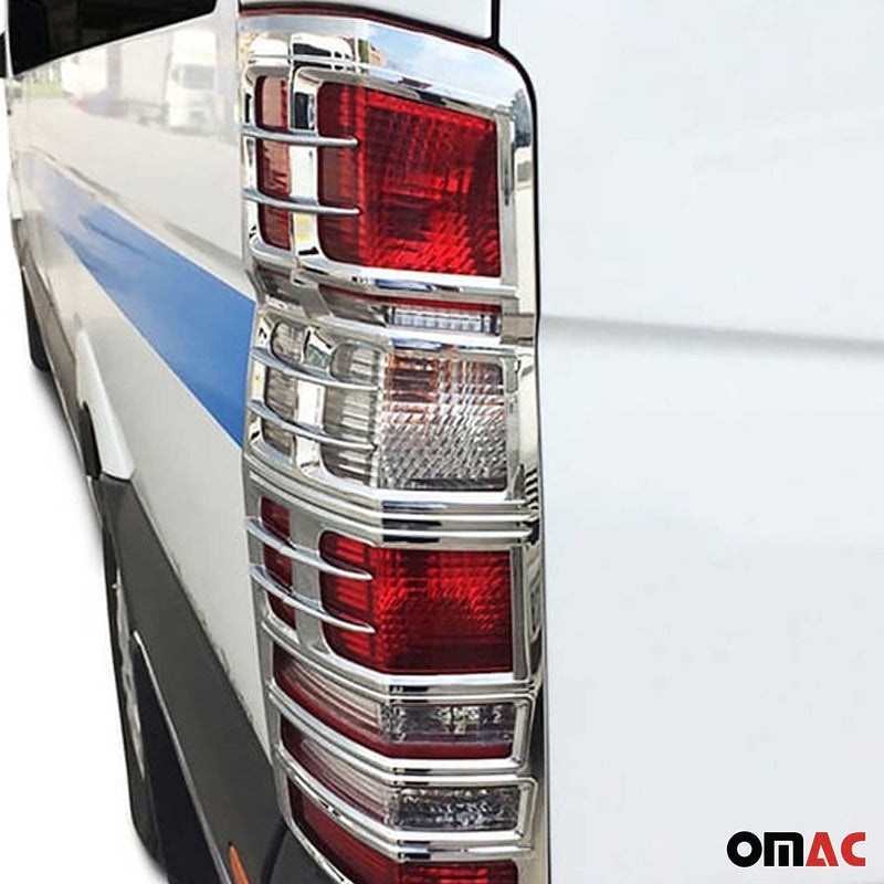 Cadre de Feu Stop Arrière pour Mercedes Sprinter W906 2006-2018 ABS Chromé 2 Pcs