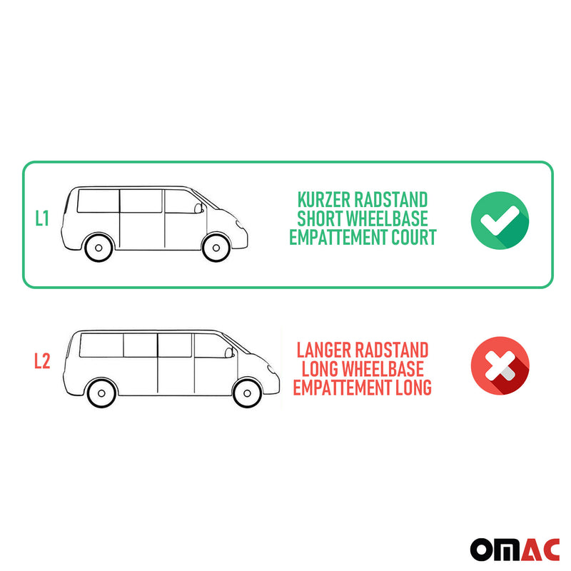 Barres de toit longitudinales pour Ford Connect 2014-2024 L1 Aluminium Gris 2Pcs