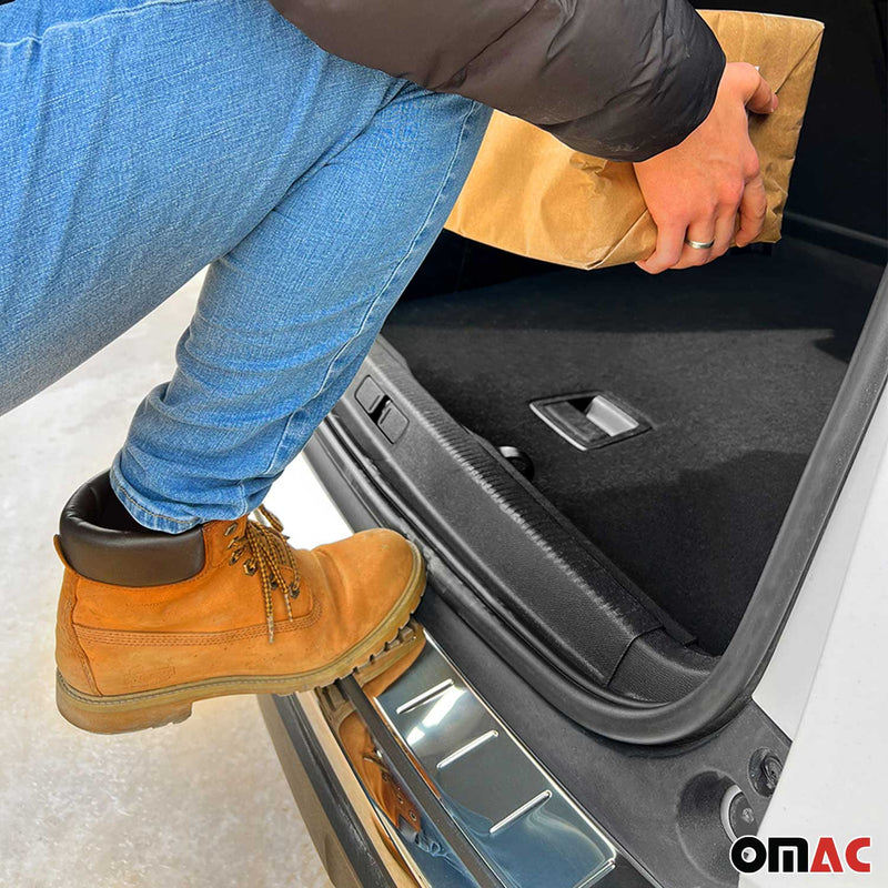 Protection seuil de pare-chocs arriére pour Audi Q5 FY 2017-2024 en Acier Chromé