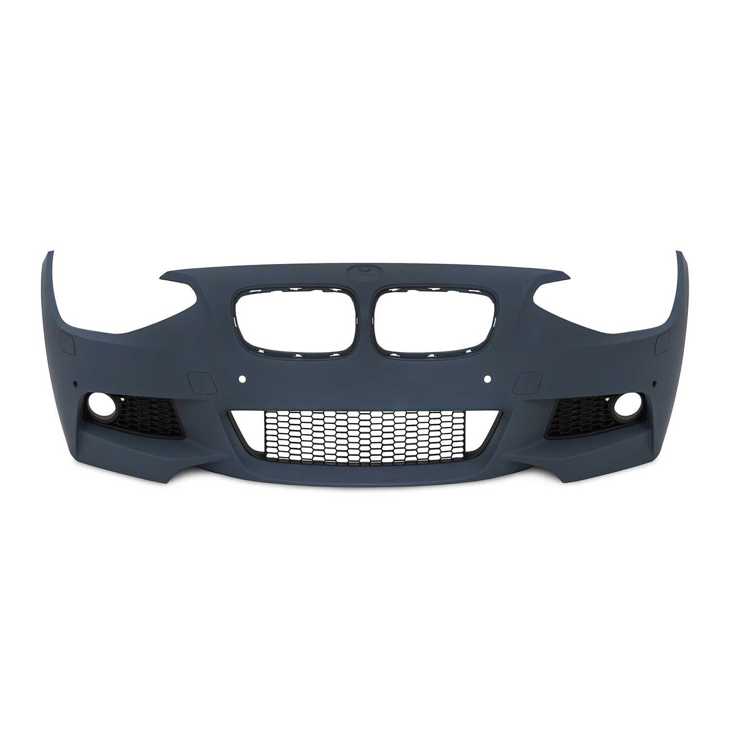JOM Pare-chocs avant look sport pour BMW Series 1 F20 / F21 2011-2015 Noir
