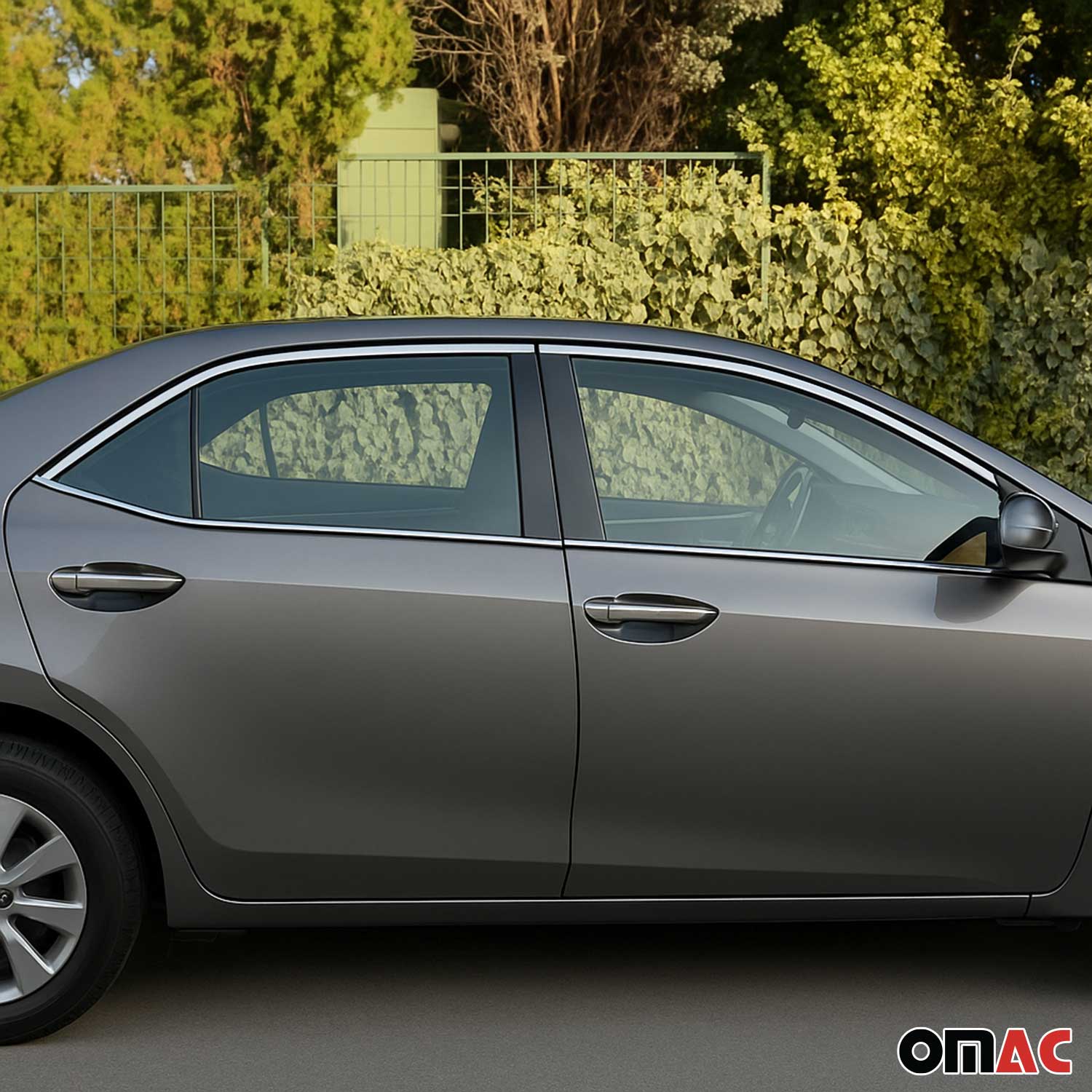 Garniture de Fenêtre pour Toyota Corolla Berline 2013-2019 Acier Brillant 4x