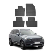 Tapis de Sol pour Volvo XC90 2015-2026 Caoutchouc Noir