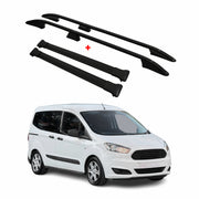 Kit Barres de toit pour Ford Transit Tourneo Courier 2012-2024 Alu Noir 4x