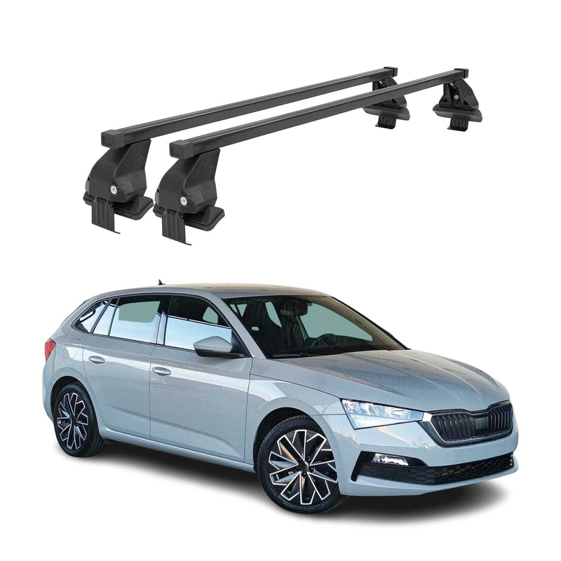 Barres Transversales Menabo pour Skoda Scala 2019-2024 Noir