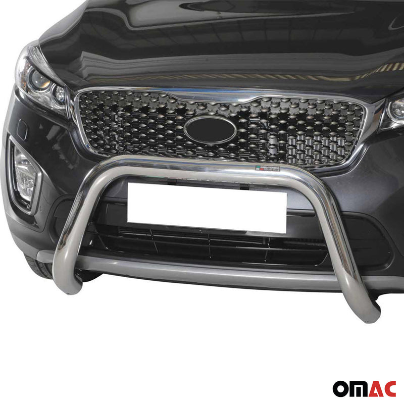 Pare-buffle Avant pour Kia Sorento 2014-2017 76 mm en Acier Gris