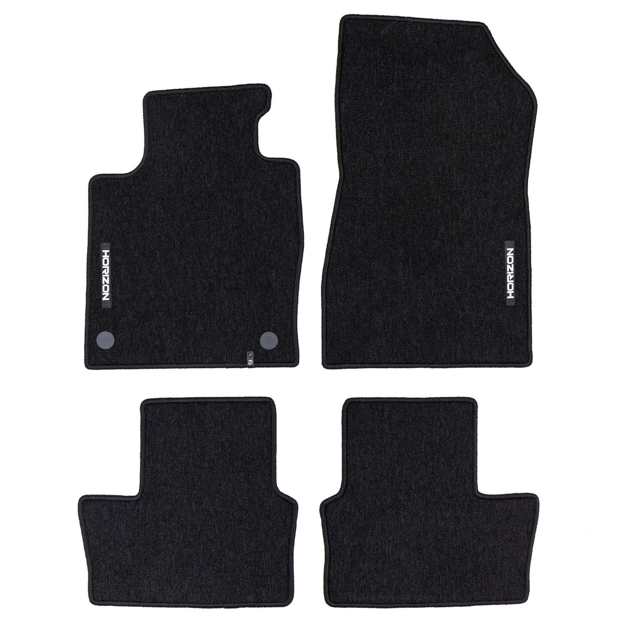 Tapis de Sol de Voiture pour Nissan Juke II 2019-2026 Velours Imperméable 4Pcs