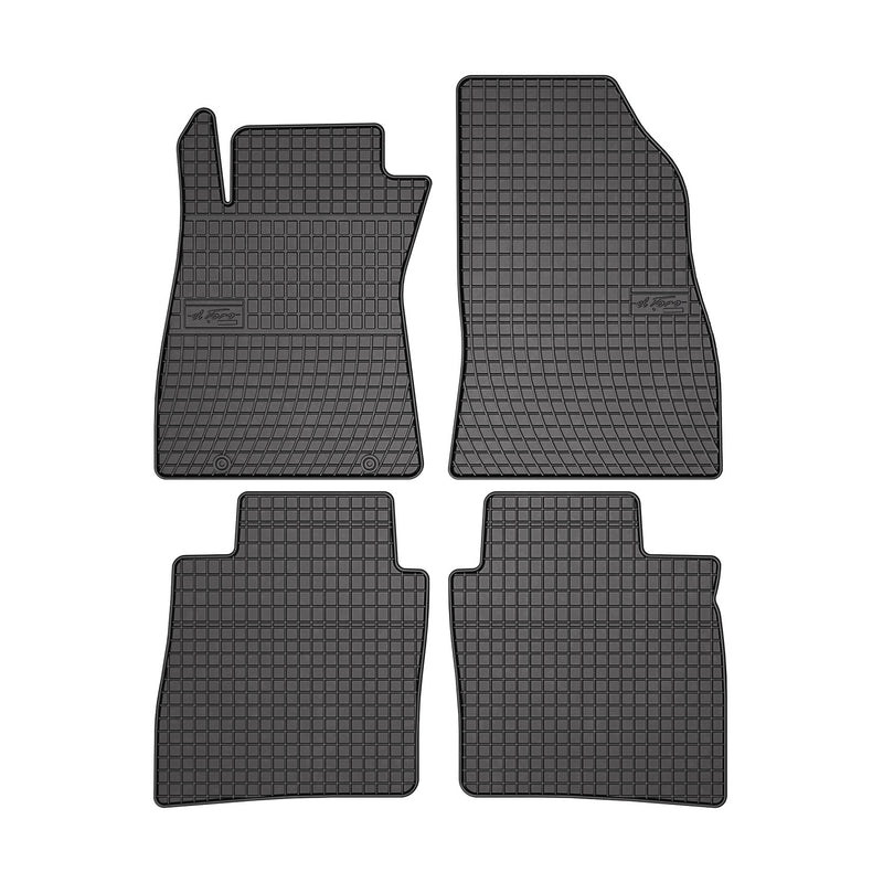 Tapis de Sol pour Nissan Pulsar 2014-2020 Caoutchouc Noir