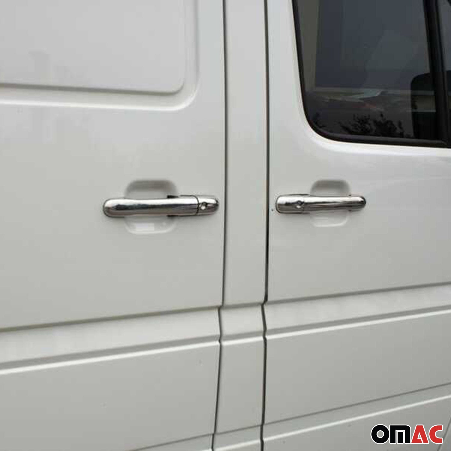 Couverture de poignée de porte pour Mercedes Atego 2004-2013 en Acier Inox 4Pcs