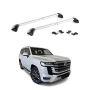 Barres de toit transversales pour Toyota Land Cruiser J250 2024 Alu Gris ABE