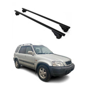 Barres de toit Transversales pour Honda CR-V 1996-2002 Fer Noir