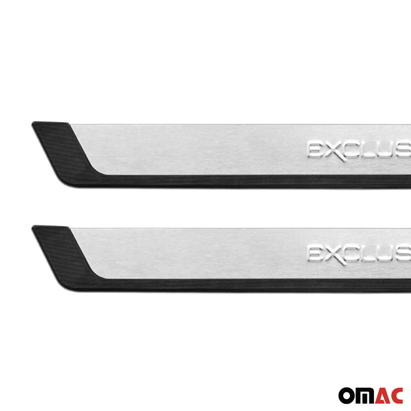 Couverture de Seuil de porte pour VW ID. Buzz en Acier Inoxy chromé 2x