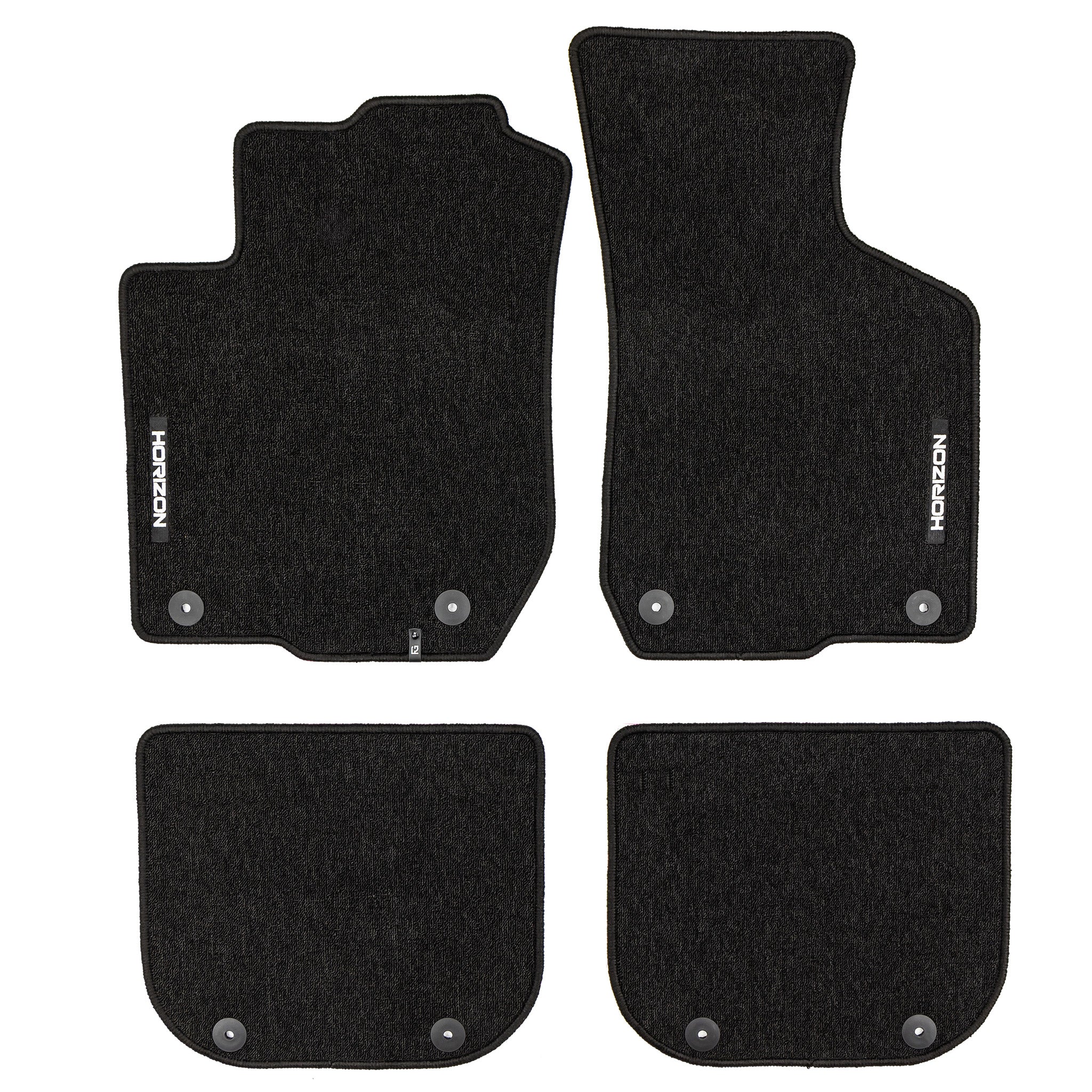 Tapis de Sol de Voiture pour Audi A3 8L 1996-2003 Velours solide et durable 4Pcs