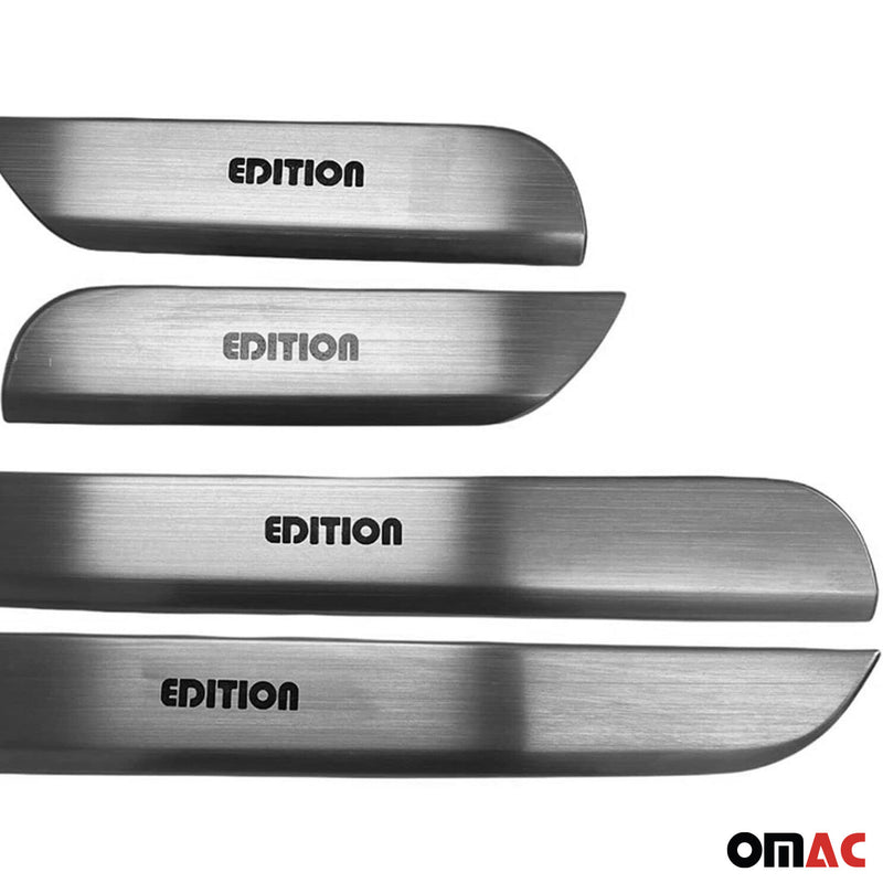 Couverture de Seuil de porte pour Peugeot 3008 2016-2025 inox chromé 4 Pcs