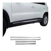 Garniture Baguette de porte latérale pour VW Tiguan 2007-2016 en acier inox 4Pcs