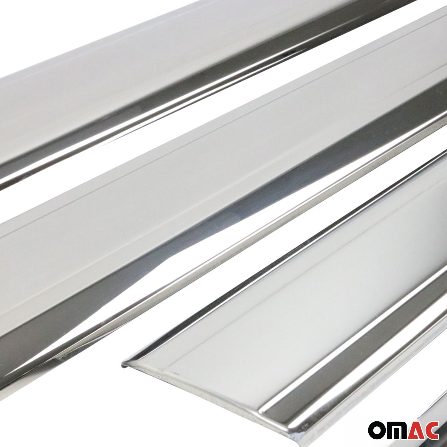 Garniture Baguette de porte latérale pour Ford Transit Custom 2012-2021 inox 5x