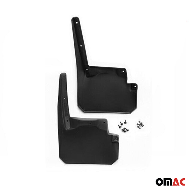 Bavettes Garde Boue pour Jeep Wrangler 2007-2018 Avant et Arrière Noir 4Pcs