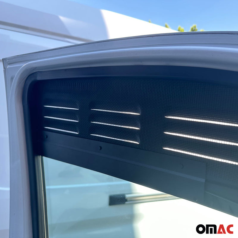 Évent Latérales De Fenêtre pour Ford Tourneo Custom 2013-2023 Noir 2x