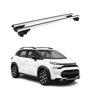 Barres de toit Transversales pour Citroen C3 Aircross I 2017-2024 TÜV Gris 2x