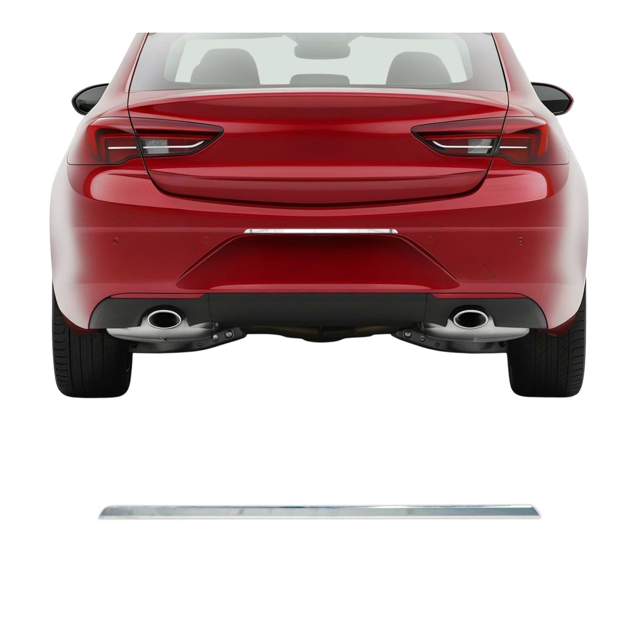 Poignée de Coffre Arrière pour Opel Insignia B 2017-2021 acier inox