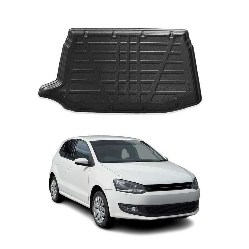 Tapis de Coffre pour VW Polo V 2009-2014 HB en TPE Noir 1x