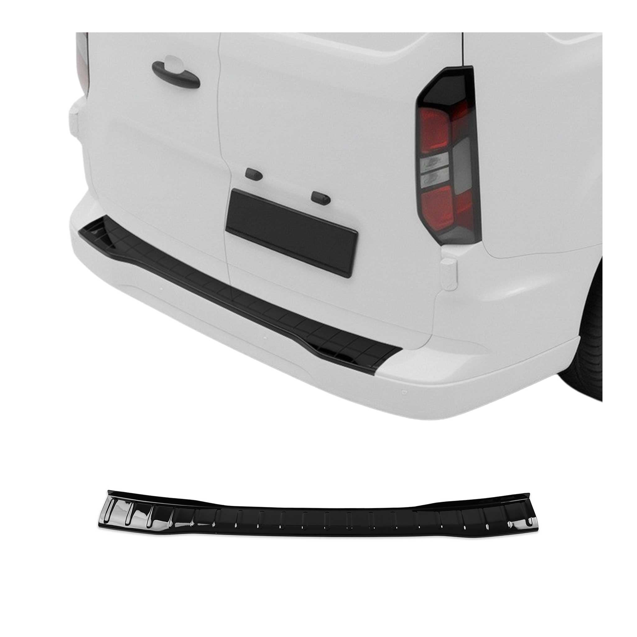 Protection de Pare-Chocs pour VW Transporter T7 2024-2026 Acryl noir brillant