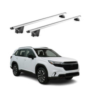 Barres de toit transversales pour Subaru Forester VI 2025-26 Aluminium Gris ABE