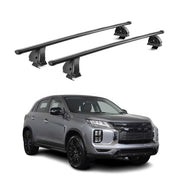 Barres de toit transversales acier pour Mitsubishi ASX II 2023-2026 TÜV Noir 2x