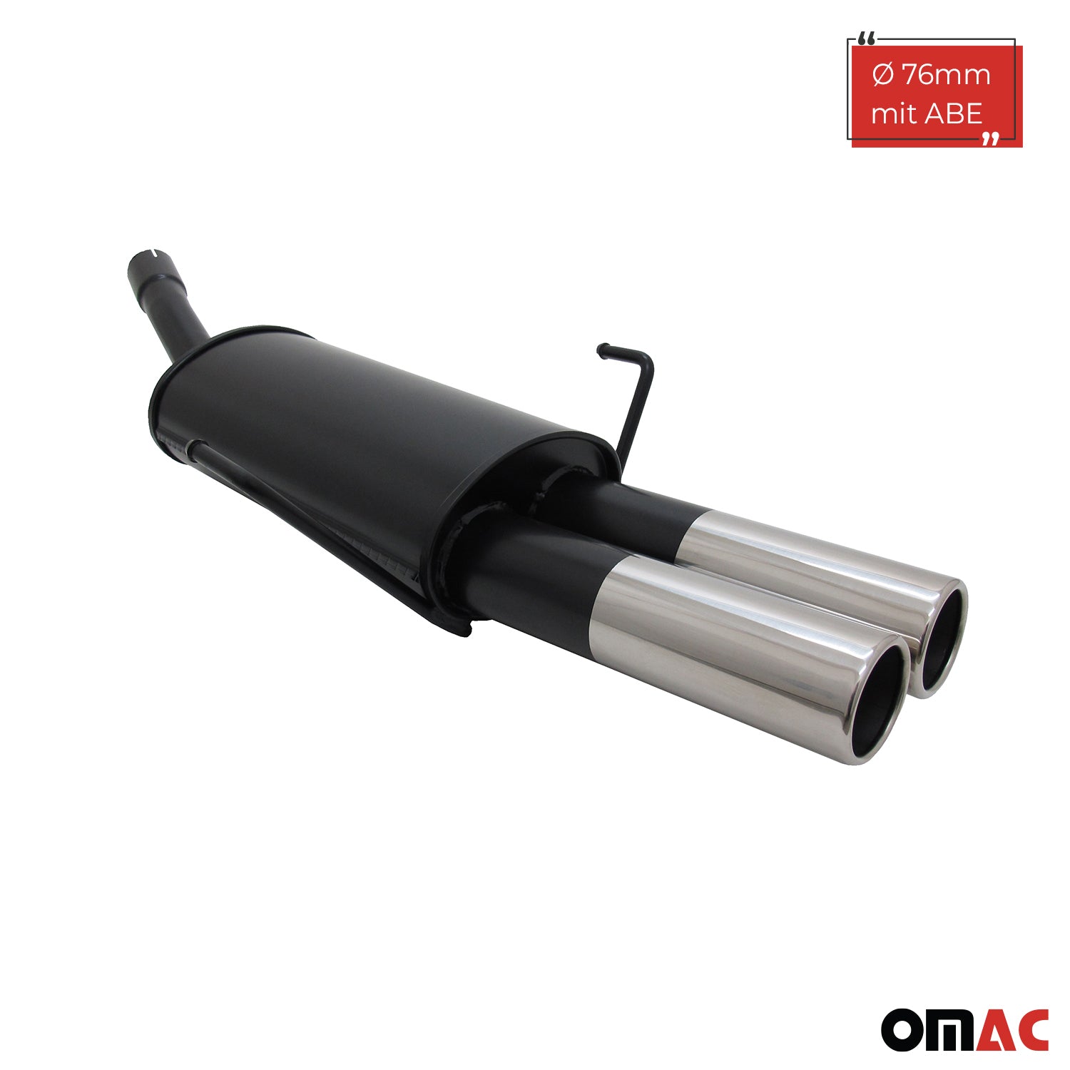Échappement arrière sport Novus pour Opel Astra H Caravan 2x76mm avec ABE