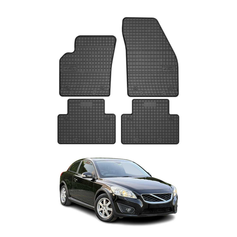 Tapis de Sol pour Volvo S40 II 2004-2012 OMAC Noir Caoutchouc