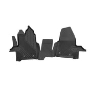 Tapis de Sol de Voiture pour Ford Transit Custom I 2012-2023 3places TPE Noir 1x