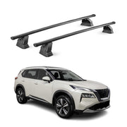 Barres de toit transversales acier pour Nissan X-Trail IV T33 2021-2026 Noir 2x