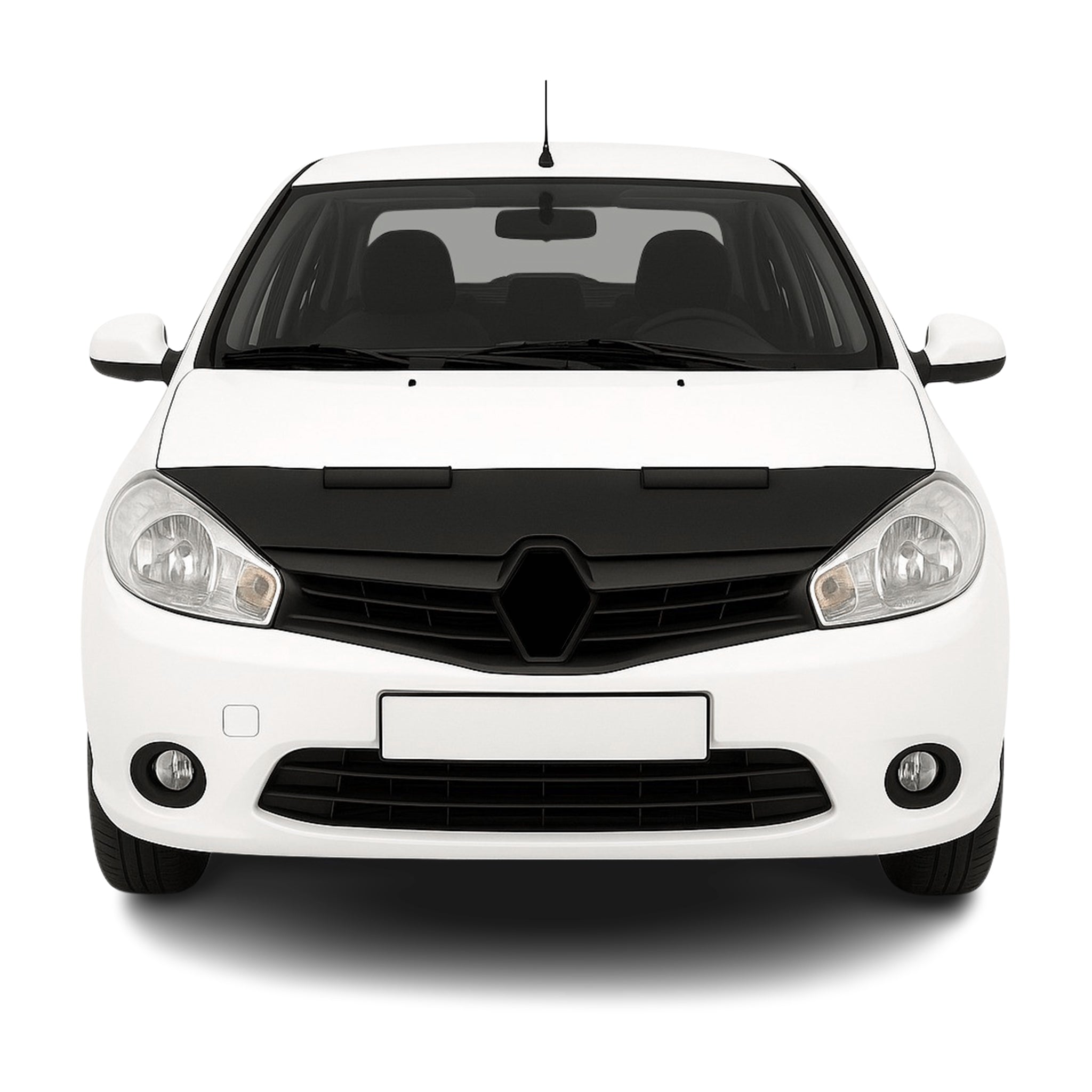 Protège Capot pour Renault Symbol 2009-2013 Masque de voiture vinyle Noir