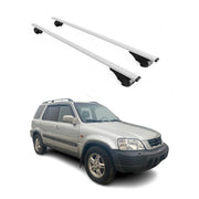 Barres de toit Transversales pour Honda CR-V 1995-2002 Fer Argent