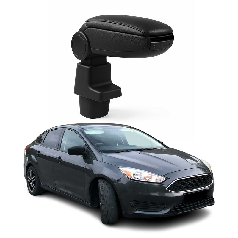 Accoudoir pour Ford Focus III 2011-2014 Vinyl Abs Noir