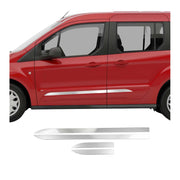 Garniture Baguette de porte latérale pour Ford Connect 2014-2019 acier inox 4Pcs