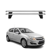 Menabo Barres de toit Transversales pour Opel Astra H 2004-2011 Gris ABE 2x