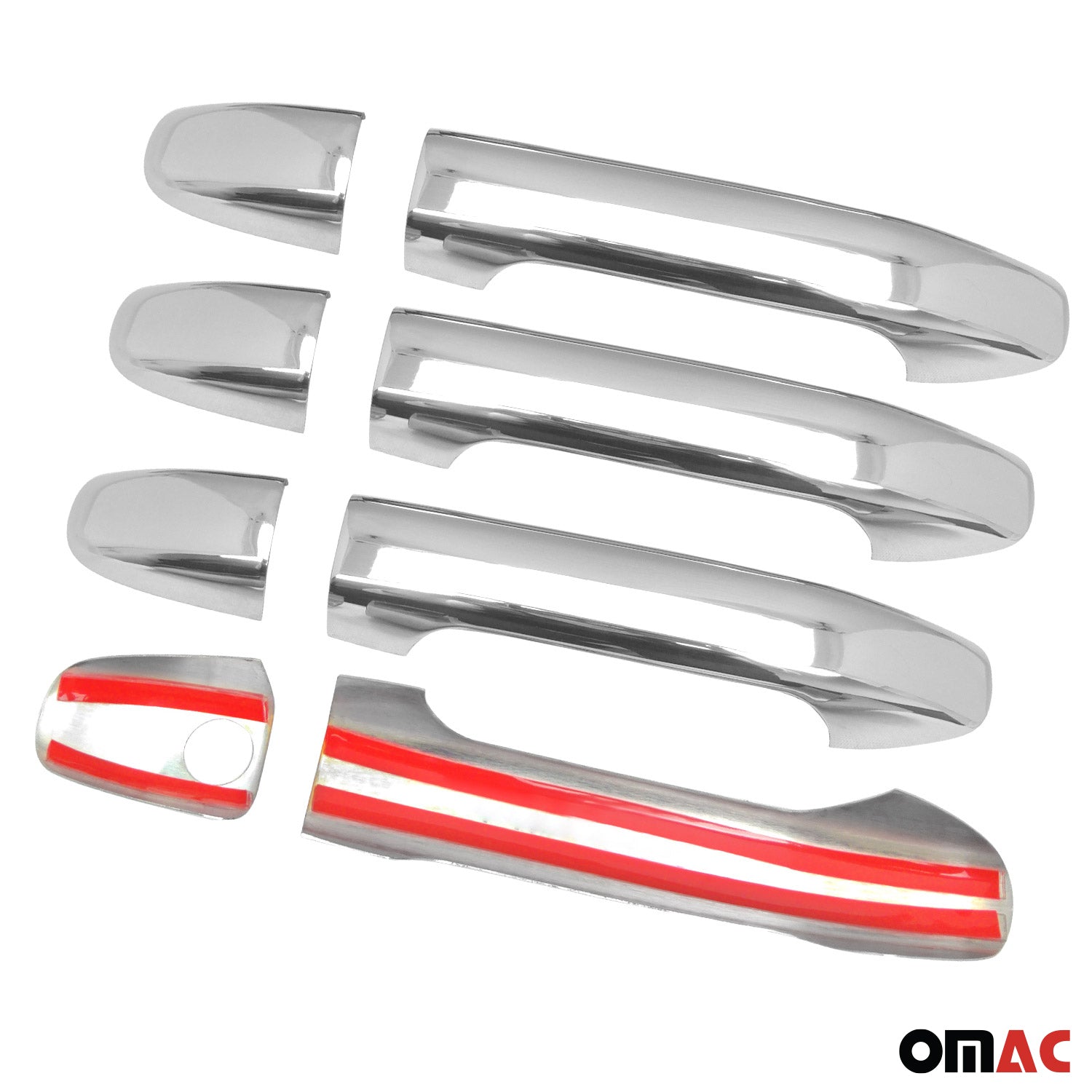 Couverture de poignée de porte pour Mercedes Vito W447 2014-2025 Acier Inox 8Pcs