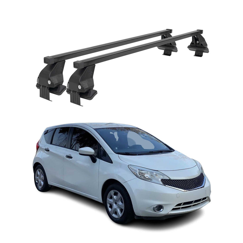 Barres Transversales Menabo pour Nissan Note 2013-2020 Noir