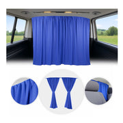 Rideaux De Séparation de Cabine pour Opel Zafira Life Bleu Foncé Tissu