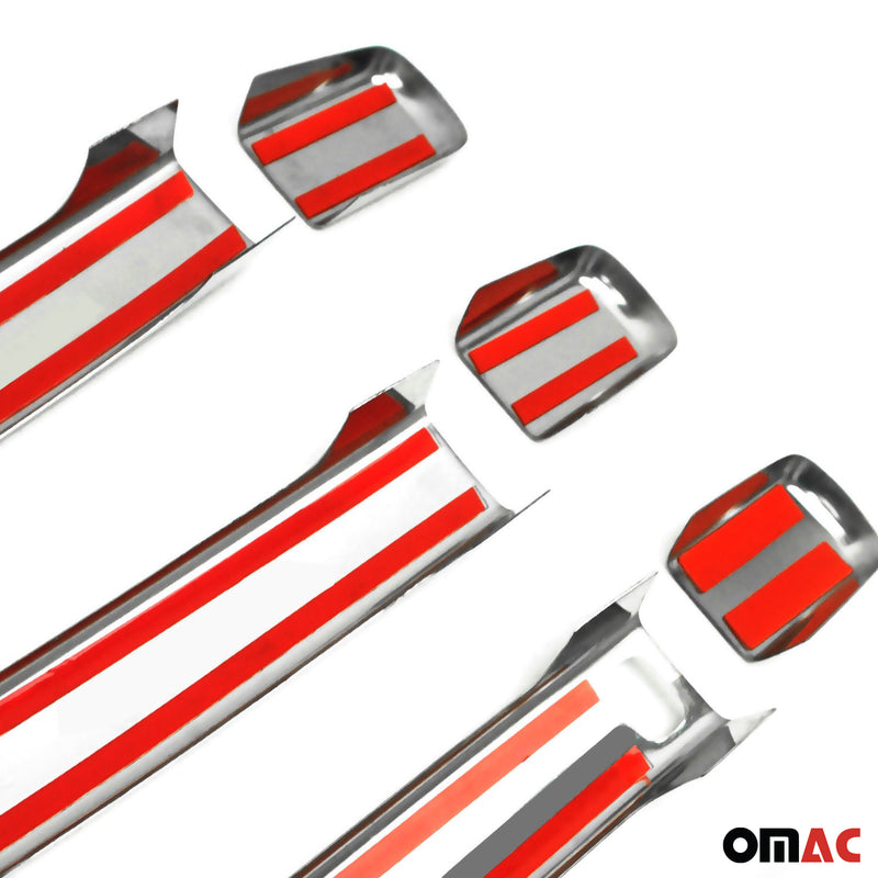 Couverture de poignée de porte pour Nissan Qashqai 2007-2014 en Acier Inoxydable